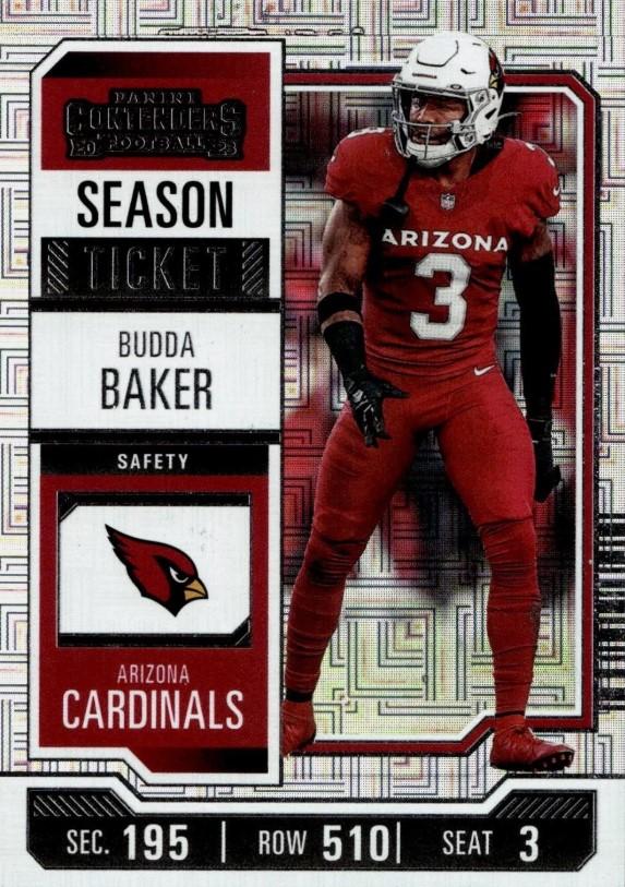 #1 Budda Baker - Arizona Cardinals - 2023 Panini Contenders Football