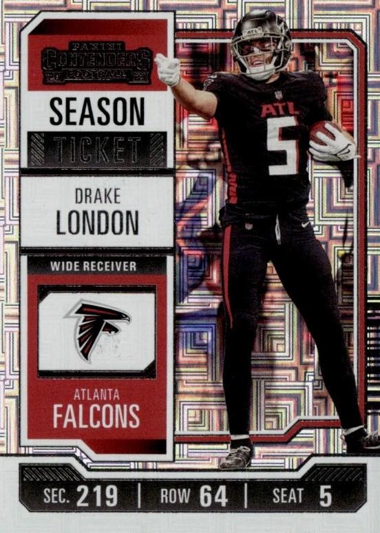 #5 Drake London - Atlanta Falcons - 2023 Panini Contenders Football