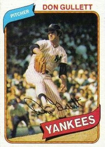 #435 Don Gullett - New York Yankees - 1980 Topps Baseball