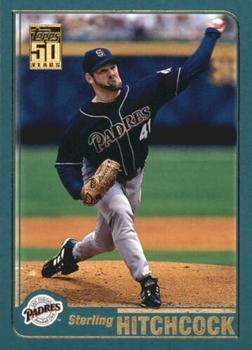 #435 Sterling Hitchcock - San Diego Padres - 2001 Topps Baseball