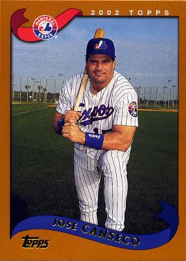 #435 Jose Canseco - Montreal Expos - 2002 Topps Baseball