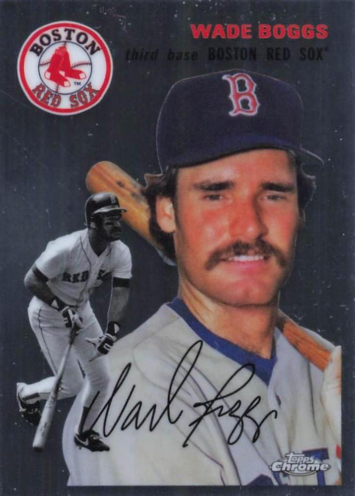 #436 Wade Boggs - Boston Red Sox - 2023 Topps Chrome Platinum Anniversary Baseball