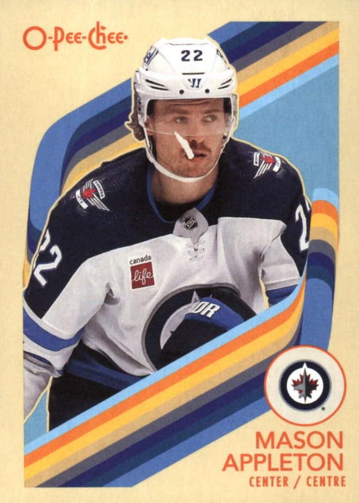 #437 Mason Appleton - Winnipeg Jets - 2023-24 O-Pee-Chee - Retro Hockey