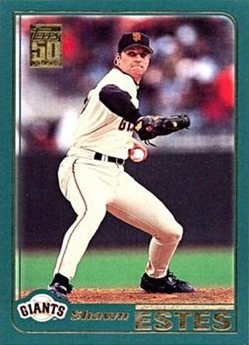 #437 Shawn Estes - San Francisco Giants - 2001 Topps Baseball