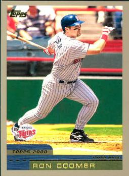 #437 Ron Coomer - Minnesota Twins - 2000 Topps Baseball