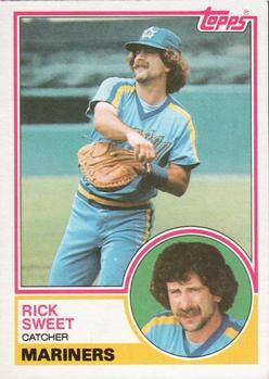 #437 Rick Sweet - Seattle Mariners - 1983 Topps Baseball