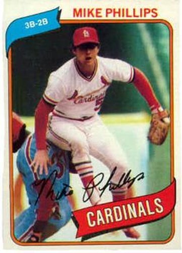#439 Mike Phillips - St. Louis Cardinals - 1980 Topps Baseball