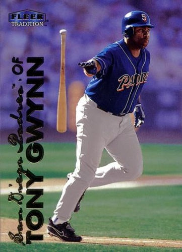 #43 Tony Gwynn - San Diego Padres - 1999 Fleer Tradition Baseball