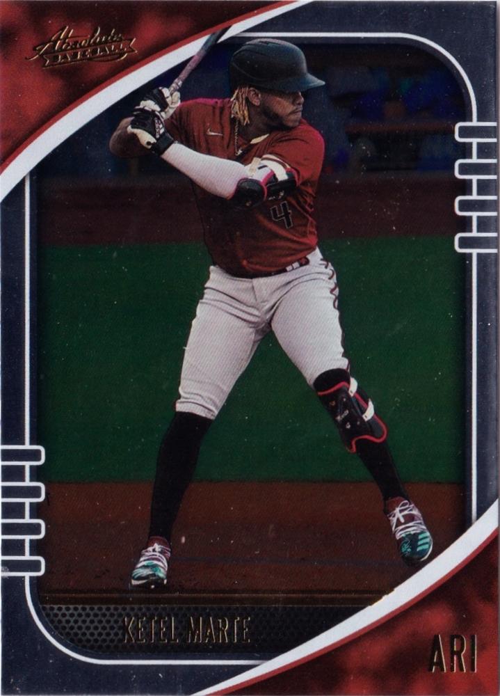 #43 Ketel Marte - Arizona Diamondbacks - 2021 Panini Absolute Baseball