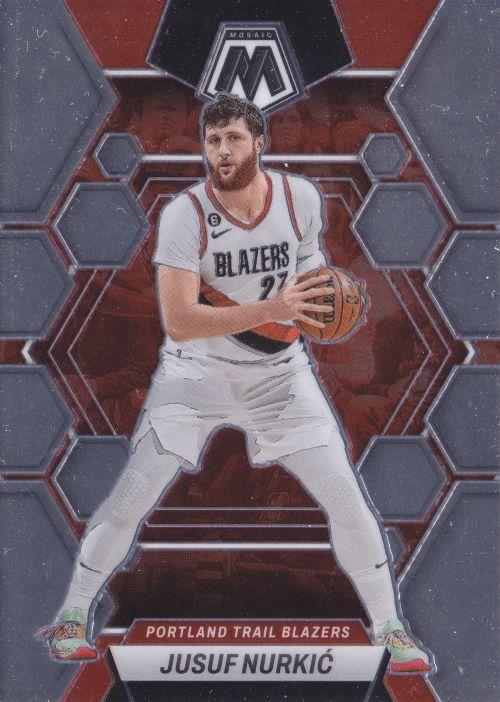 #43 Jusuf Nurkic - Portland Trail Blazers - 2022-23 Panini Mosaic Basketball