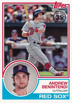 #83-43 Andrew Benintendi - Boston Red Sox - 2018 Topps - 1983 Topps Baseball 35th Anniversary Baseball