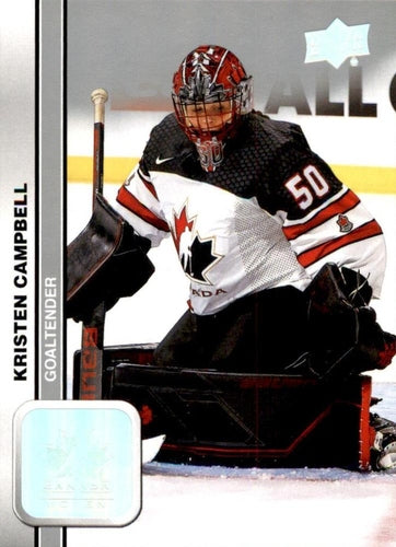 #43 Kristen Campbell - Canada - 2023 Upper Deck Team Canada Juniors Hockey