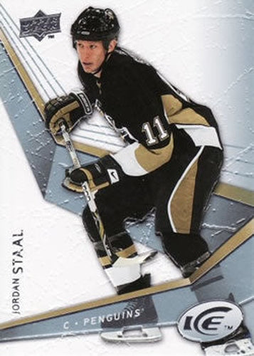 #43 Jordan Staal - Pittsburgh Penguins - 2008-09 Upper Deck Ice Hockey