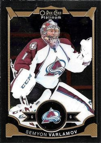 #43 Semyon Varlamov - Colorado Avalanche - 2015-16 O-Pee-Chee Platinum Hockey