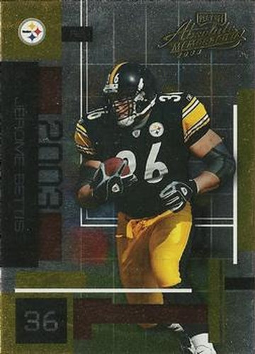 #43 Jerome Bettis - Pittsburgh Steelers - 2003 Playoff Absolute Memorabilia Football