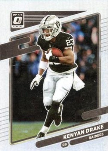 #43 Kenyan Drake - Las Vegas Raiders - 2021 Donruss Optic - Holo Football