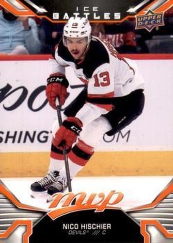 #43 Nico Hischier - New Jersey Devils - 2022-23 Upper Deck MVP - Ice Battles Hockey