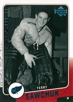 #43 Terry Sawchuk - Detroit Red Wings - 2000-01 Upper Deck Legends Hockey