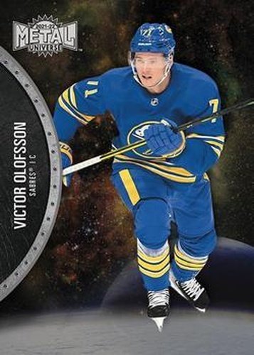 #43 Victor Olofsson - Buffalo Sabres - 2021-22 Skybox Metal Universe Hockey