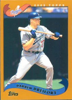 #43 Darren Dreifort - Los Angeles Dodgers - 2002 Topps Baseball