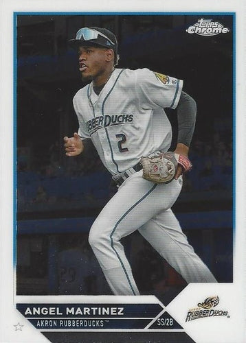 #PDC-43 Angel Martinez - Akron RubberDucks - 2023 Topps Pro Debut - Chrome Baseball
