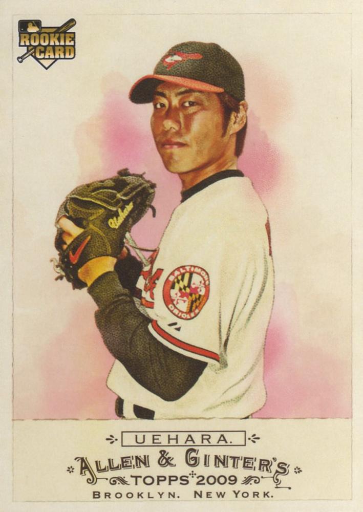 #43 Koji Uehara - Baltimore Orioles - 2009 Topps Allen & Ginter Baseball