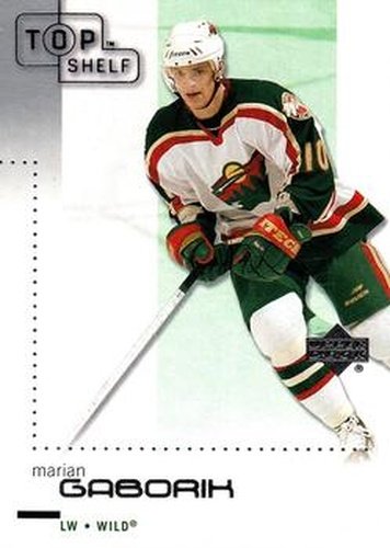 #43 Marian Gaborik - Minnesota Wild - 2002-03 Upper Deck Top Shelf Hockey