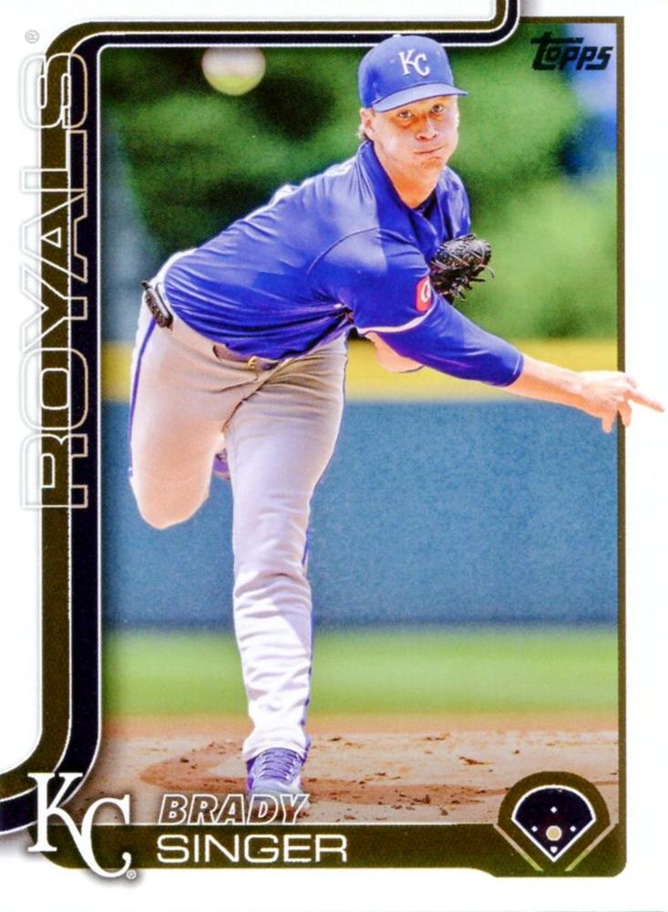 #43 Brady Singer - Kansas City Royals - 2025 Topps Baseball