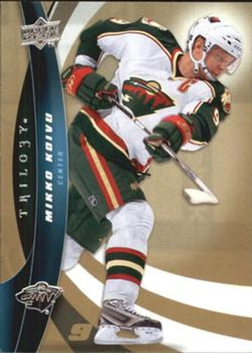 #43 Mikko Koivu - Minnesota Wild - 2009-10 Upper Deck Trilogy Hockey