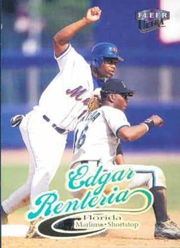 #43 Edgar Renteria - Florida Marlins - 1999 Ultra Baseball