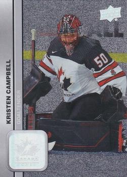 #43 Kristen Campbell - Canada - 2023 Upper Deck Team Canada Juniors - Patterned Foilboard Hockey
