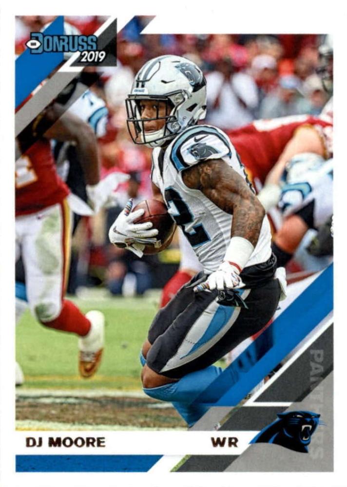 #43 DJ Moore - Carolina Panthers - 2019 Donruss Football