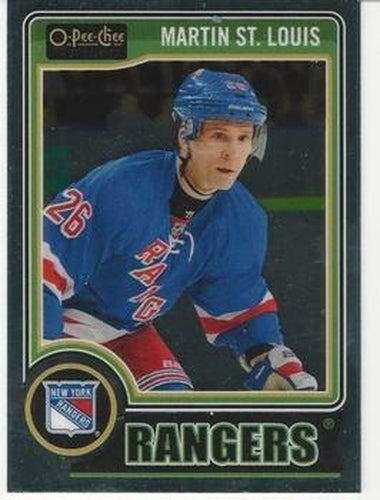 #43b Martin St. Louis - New York Rangers - 2014-15 O-Pee-Chee Platinum Hockey