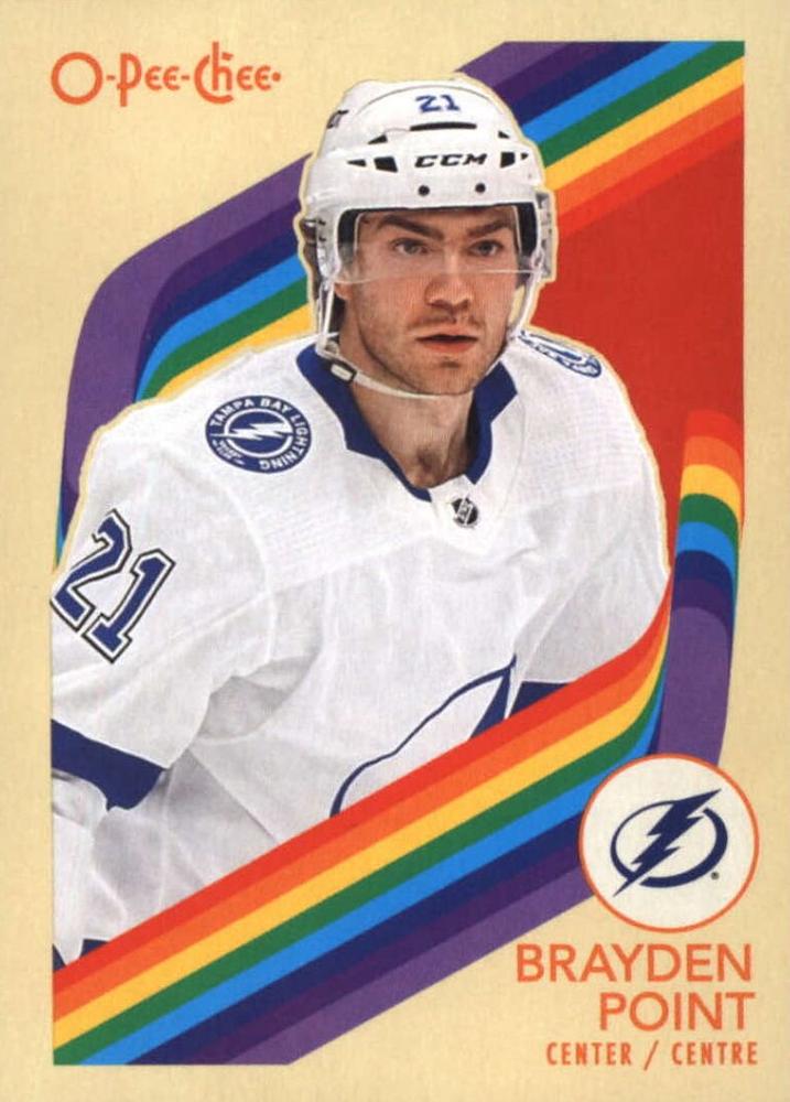 #441 Brayden Point - Tampa Bay Lightning - 2023-24 O-Pee-Chee - Retro Hockey