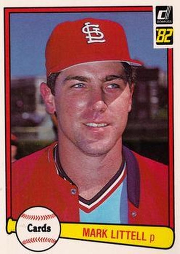 #442 Mark Littell - St. Louis Cardinals - 1982 Donruss Baseball