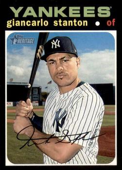 #443 Giancarlo Stanton - New York Yankees - 2020 Topps Heritage Baseball