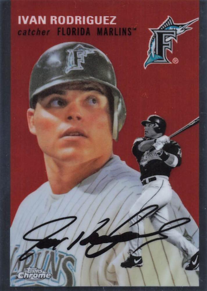 #443 Ivan Rodriguez - Florida Marlins - 2023 Topps Chrome Platinum Anniversary Baseball