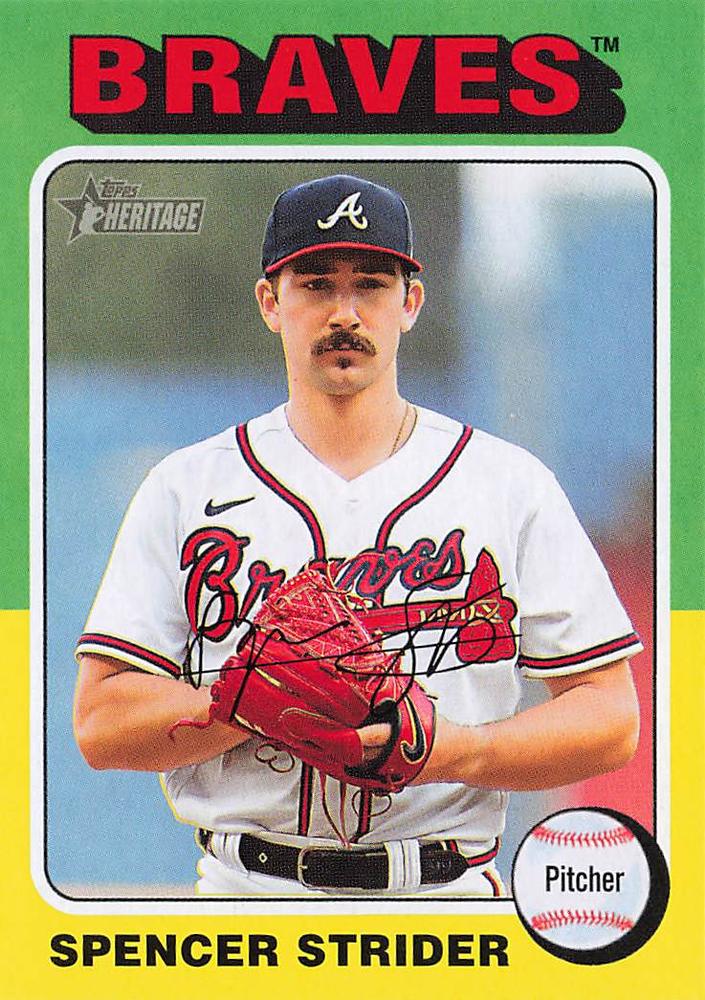 #443 Spencer Strider - Atlanta Braves - 2024 Topps Heritage Baseball