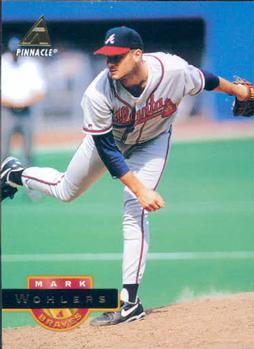 #444 Mark Wohlers - Atlanta Braves - 1994 Pinnacle Baseball