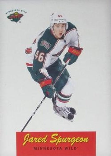 #444 Jared Spurgeon - Minnesota Wild - 2012-13 O-Pee-Chee - Retro Hockey