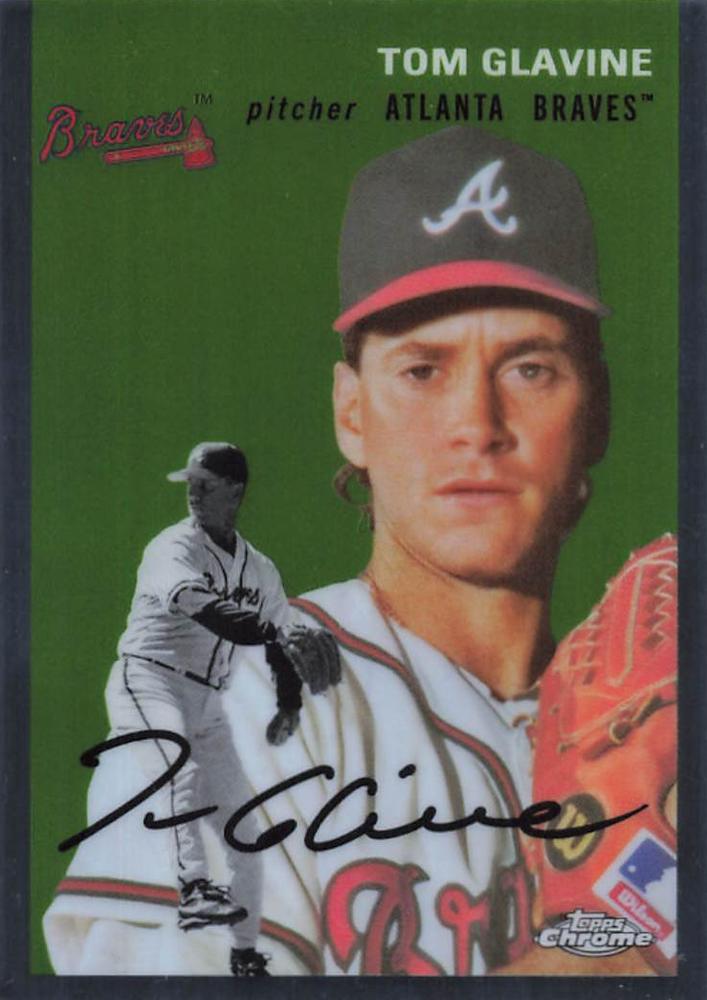 #444 Tom Glavine - Atlanta Braves - 2023 Topps Chrome Platinum Anniversary Baseball