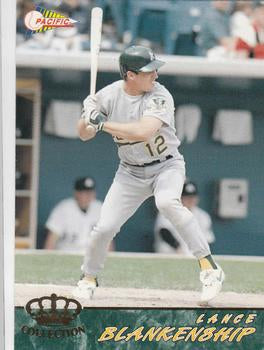 #445 Lance Blankenship - Oakland Athletics - 1994 Pacific Baseball