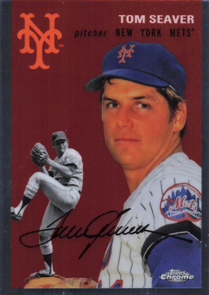 #446 Tom Seaver - New York Mets - 2023 Topps Chrome Platinum Anniversary Baseball