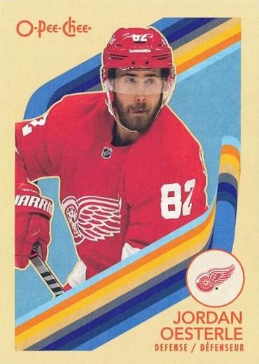 #447 Jordan Oesterle - Detroit Red Wings - 2023-24 O-Pee-Chee - Retro Hockey
