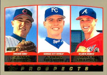 #447 Scott Downs / Chris George / Matt Belisle - Chicago Cubs / Kansas City Royals / Atlanta Braves - 2000 Topps Baseball