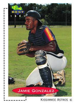 #449 Jamie Gonzalez - GCL Astros - 1991 Classic Best Baseball