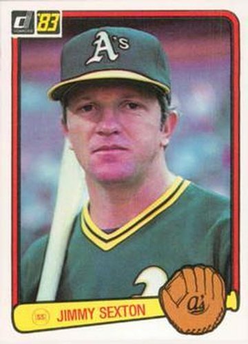 #449 Jimmy Sexton - Oakland Athletics - 1983 Donruss Baseball