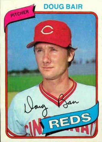 #449 Doug Bair - Cincinnati Reds - 1980 Topps Baseball