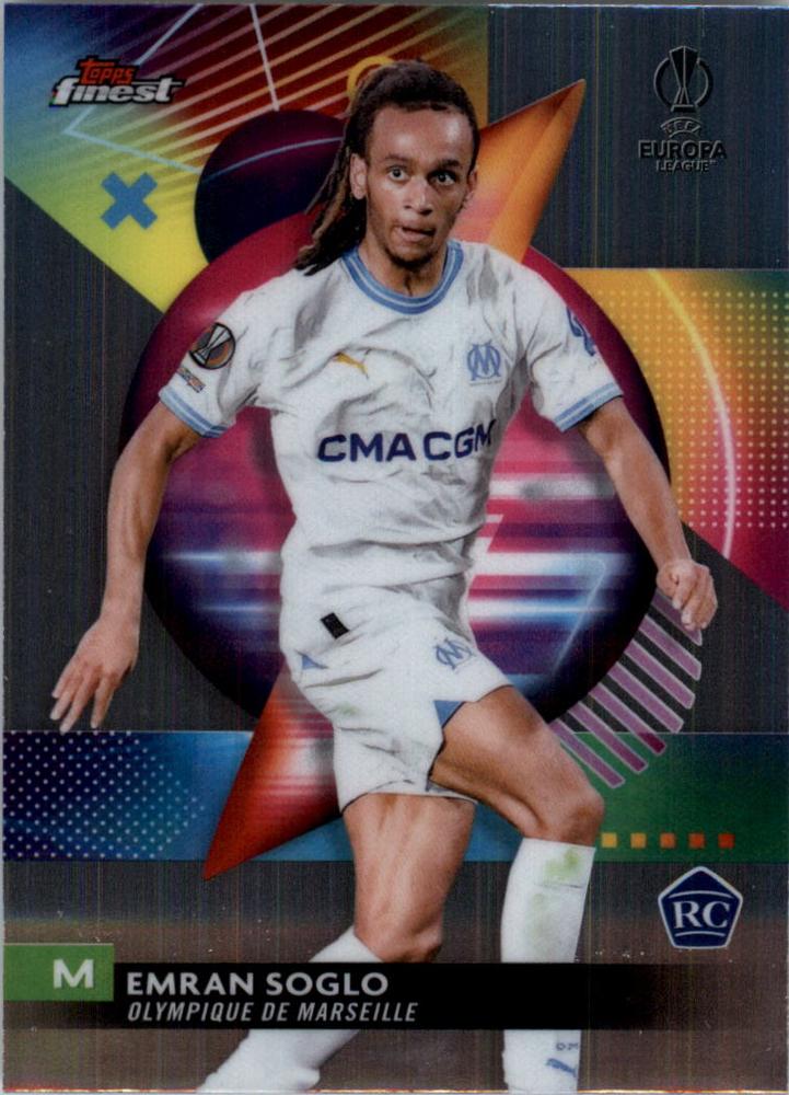 #44 Emran Soglo - Olympique de Marseille - 2023-24 Finest UEFA Club Competitions Soccer