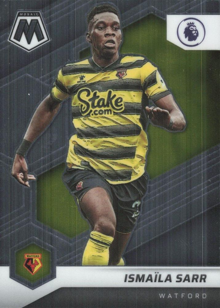 #44 Ismaila Sarr - Watford - 2021-22 Panini Mosaic Premier League Soccer